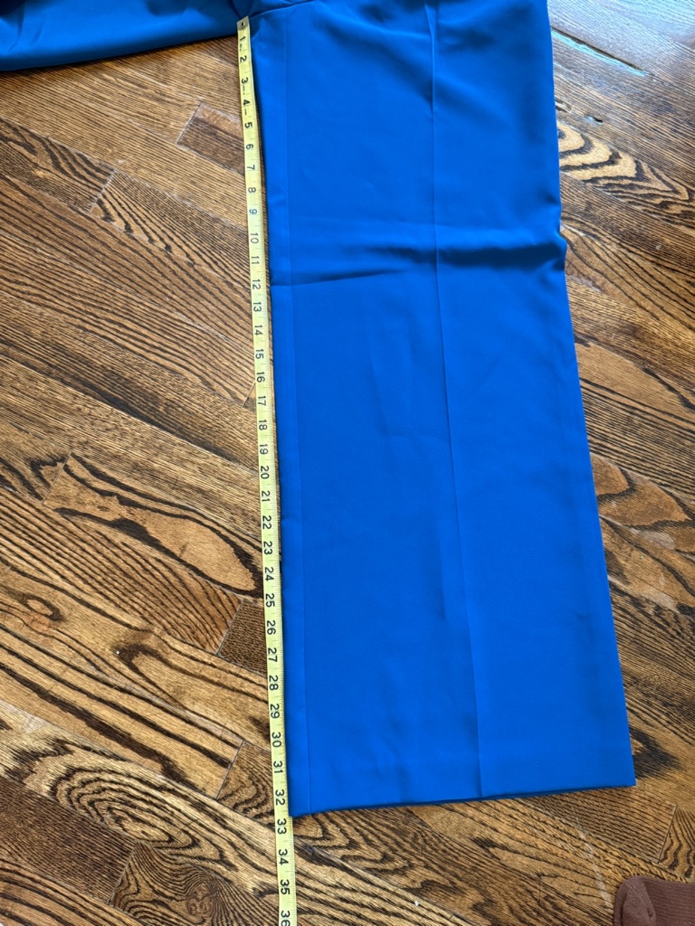 NWT New York and Company Blue High Rise Wide Leg Trousers Size Small - Picture 11 of 11